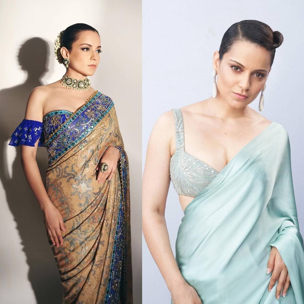 Featured image for “Top 10 Kangana Ranaut royal saree looks”