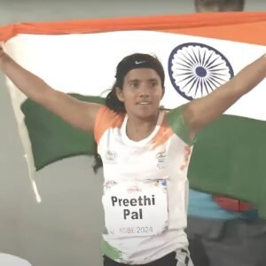 Preeti Pal from Muzaffarnagar won bronze model in the women’s 100m T35 race at the Paralympics.