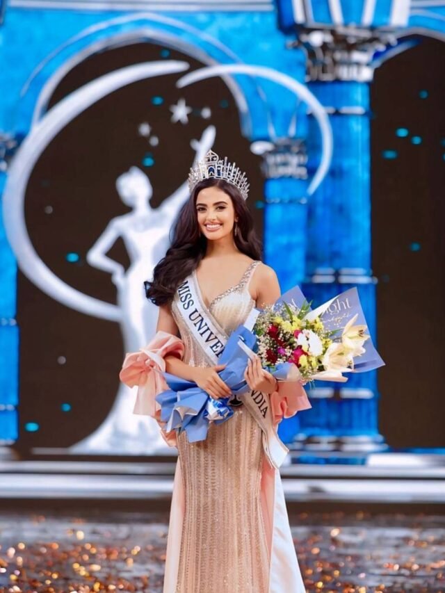 Rhea Singha won the title of Miss Universe India 2024